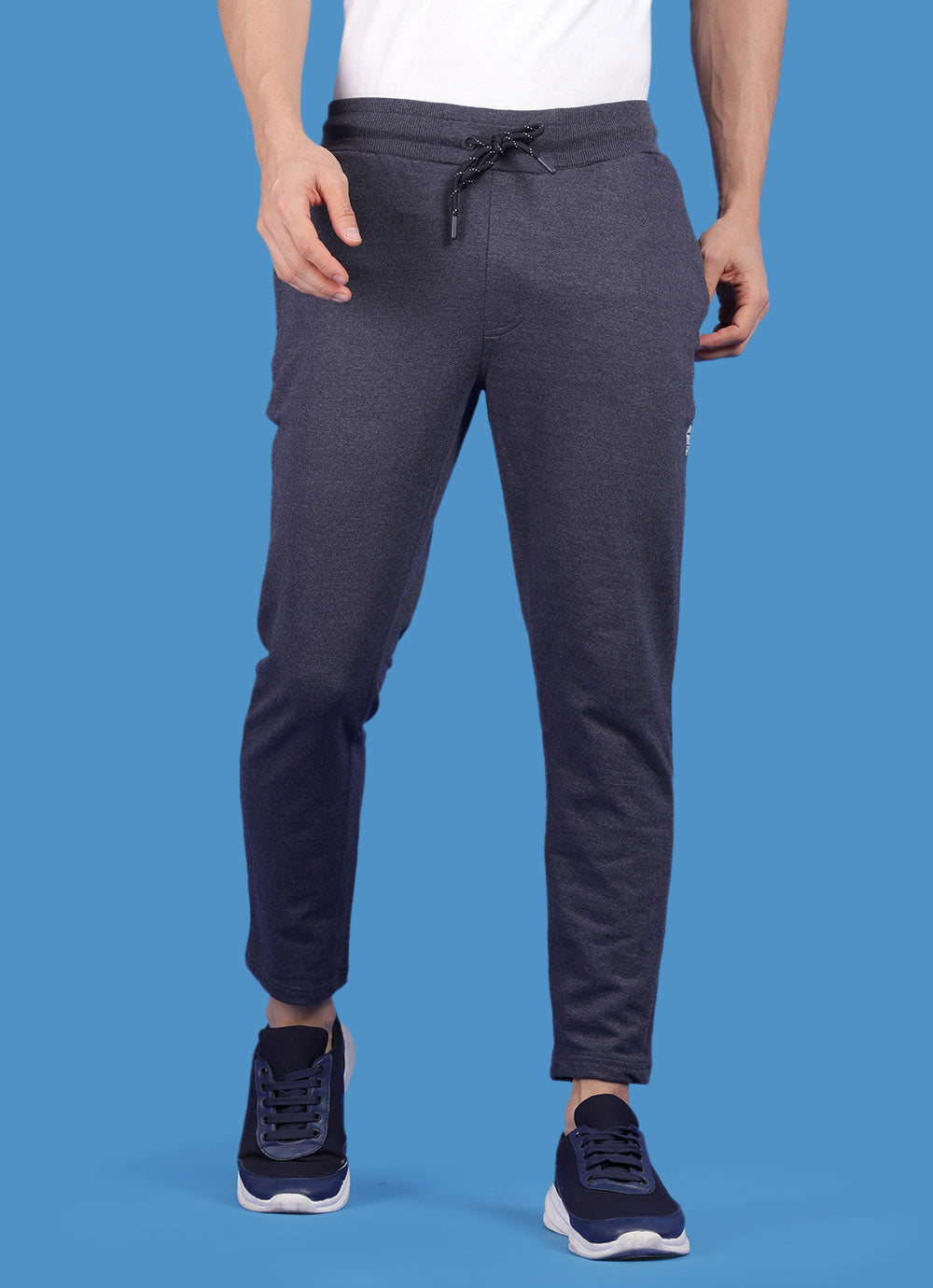 Charcoal 100% Cotton Track Pant