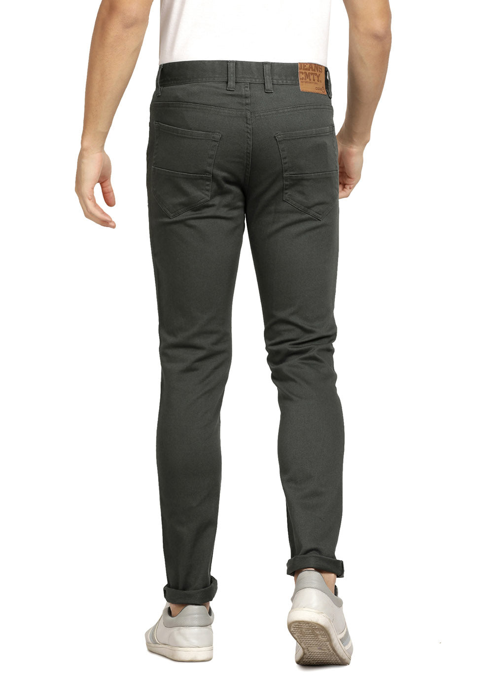 Derby Olive  Slim Fit Knitted Jeans