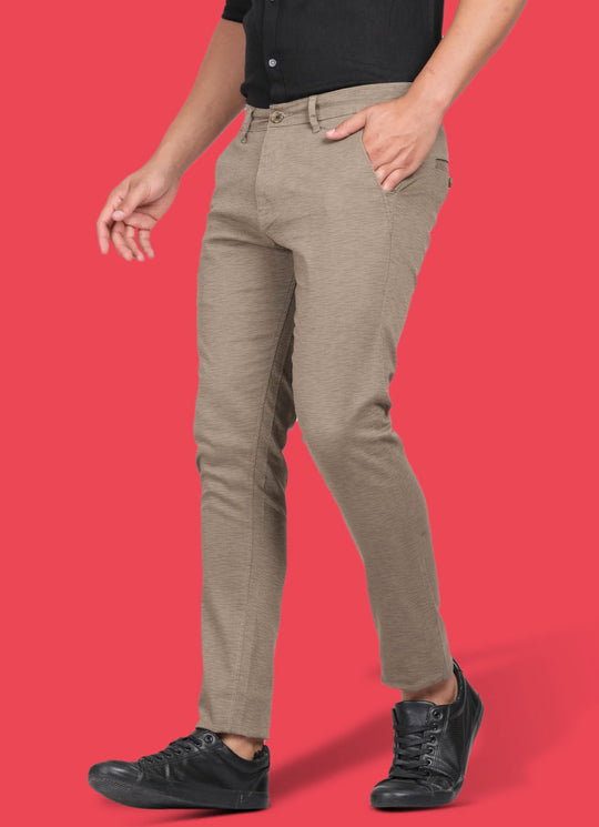 Slim fit Casual Khaki trouser