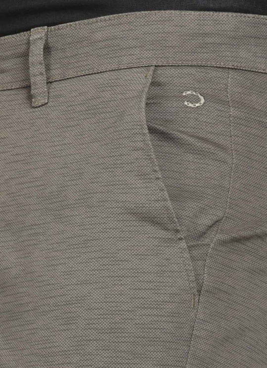 Olive Slim fit Casual trouser